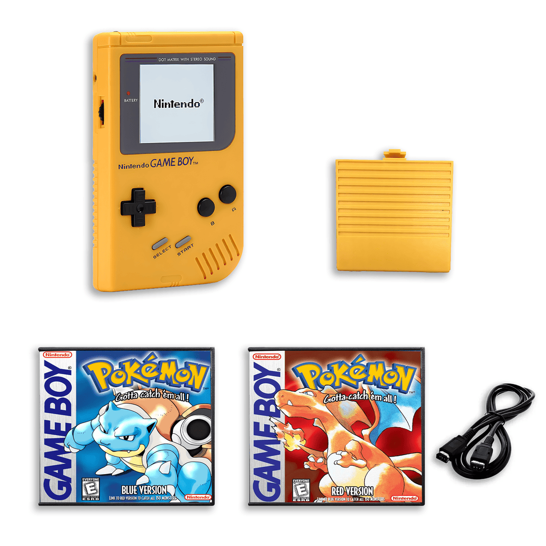 Game Boy Party Pack – Pokémon Red & Pokémon Blue – Link Cable