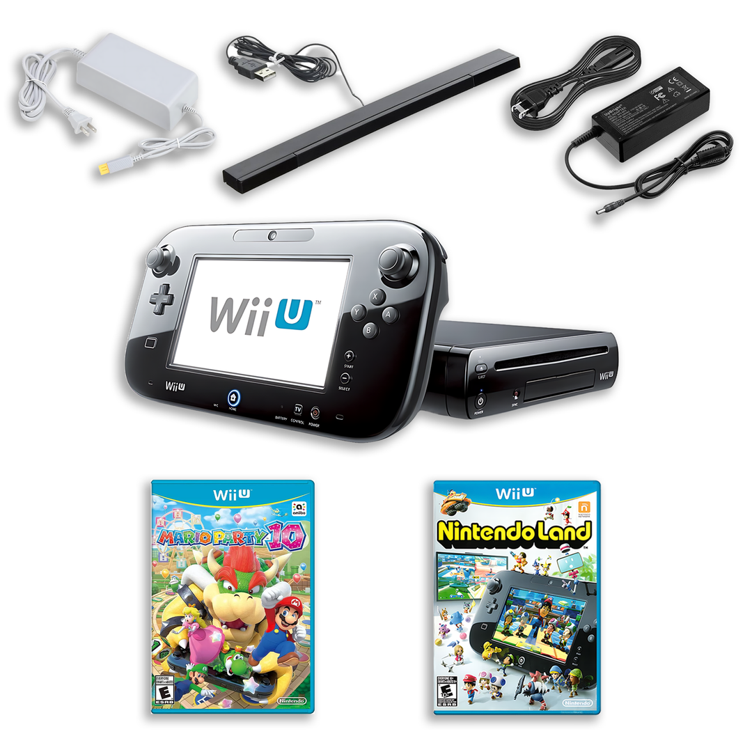 Pack Wii U Party – Mario Party 10 et Nintendo Land – Manette incluse