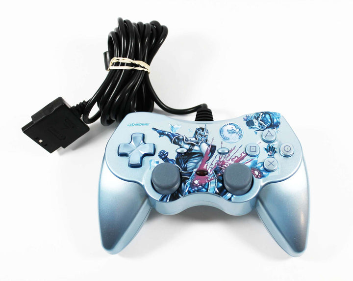 Playstation 2 PS2 Mortal Kombat Sub-Zero Limited Edition Controller (Retro Fam)