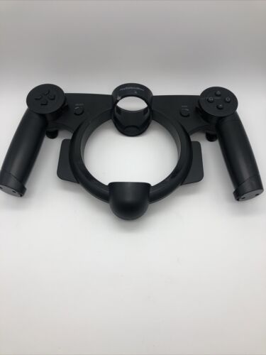 Playstation 3 PS3 Authentic Move Racing Wheel (Retro Fam)