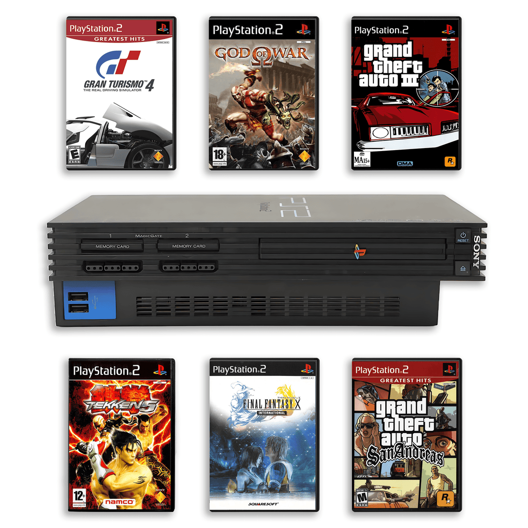 PlayStation 2 Hidden Gems Pack – Okami & Beyond Good & Evil – 1 Controller, Memory Card