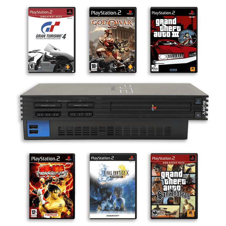 PlayStation 2 Hidden Gems Pack – Okami & Beyond Good & Evil – 1 Controller, Memory Card