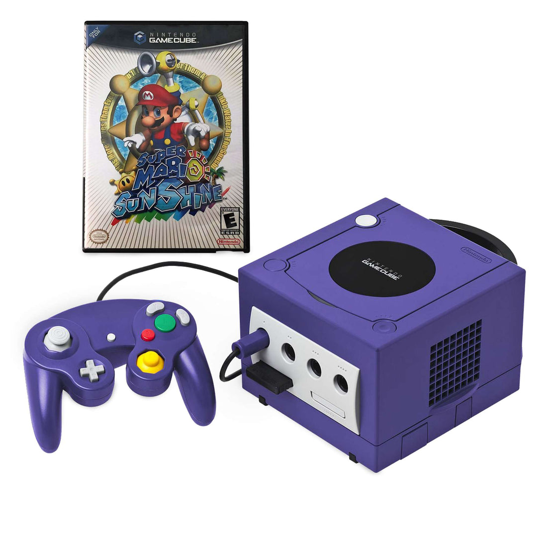 Nintendo Gamecube Console: Super Mario Sunshine - Indigo (Retro Fam)