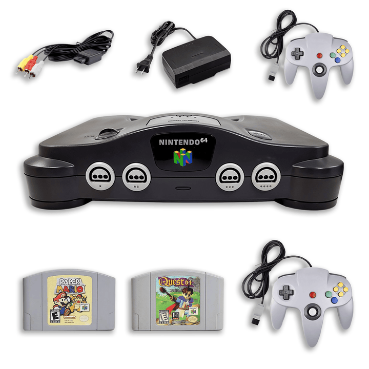 Nintendo 64 RPG Collection – Paper Mario & Quest 64 – 1 Controller