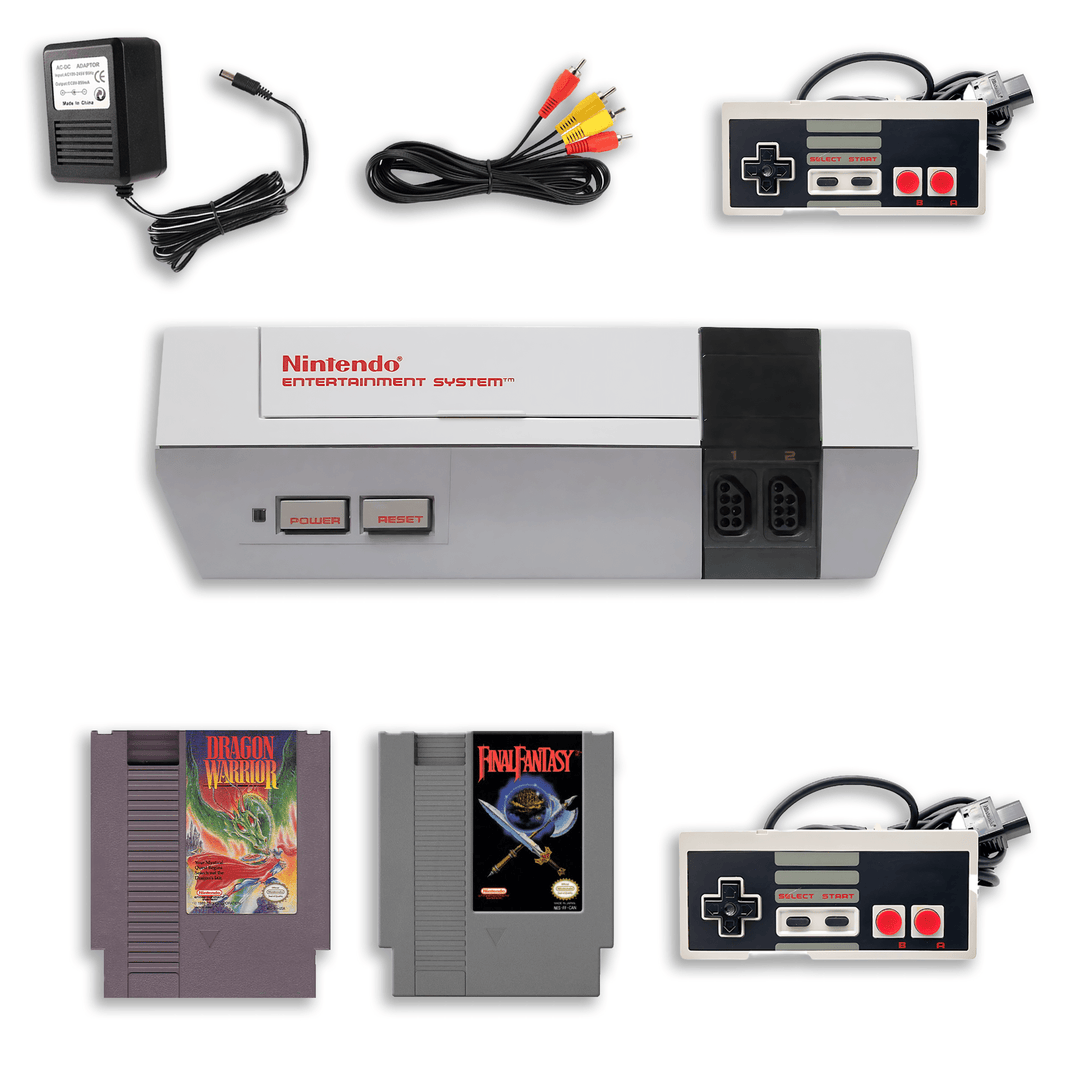 Collection de jeux de rôle NES – Dragon Warrior et Final Fantasy – 1 manette