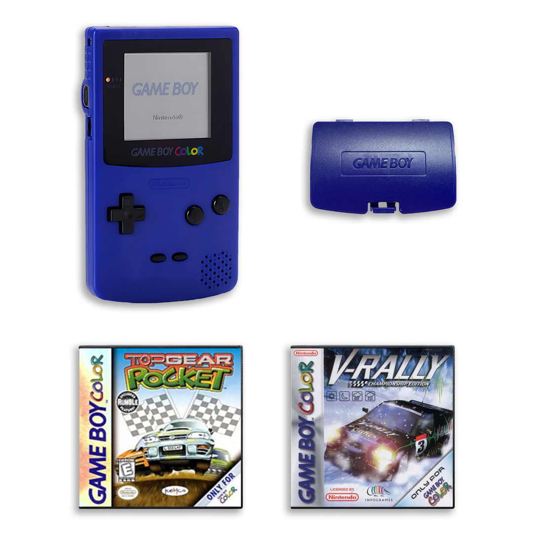 Game Boy Color Racing Bundle – Top Gear Pocket & V-Rally