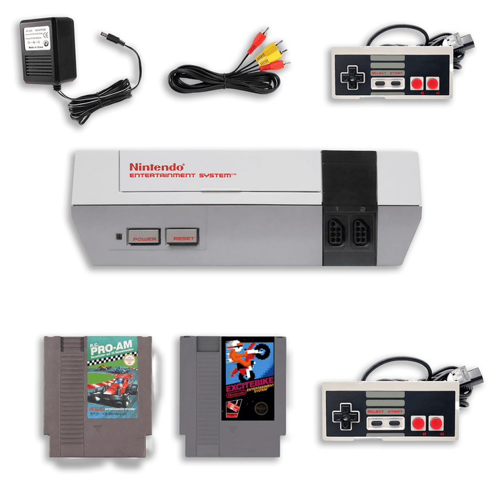 Pack NES Racing – Excitebike et RC Pro-Am – 1 manette