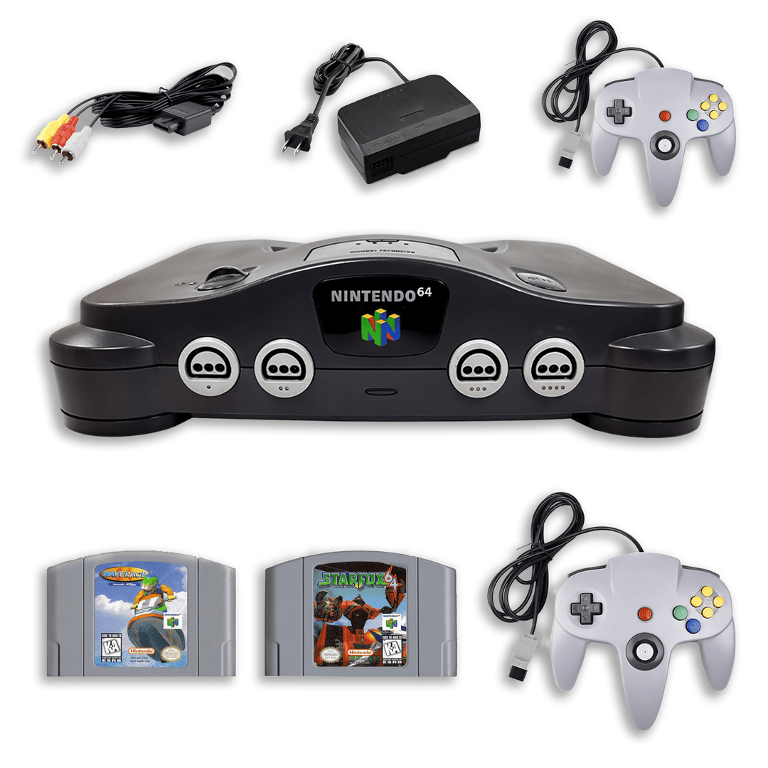 Clásicos Retro de Nintendo 64 – Star Fox 64 y Wave Race 64 – 1 Mando