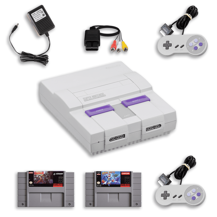 SNES Retro Classics – Super Castlevania IV & Mega Man X – 1 Controller