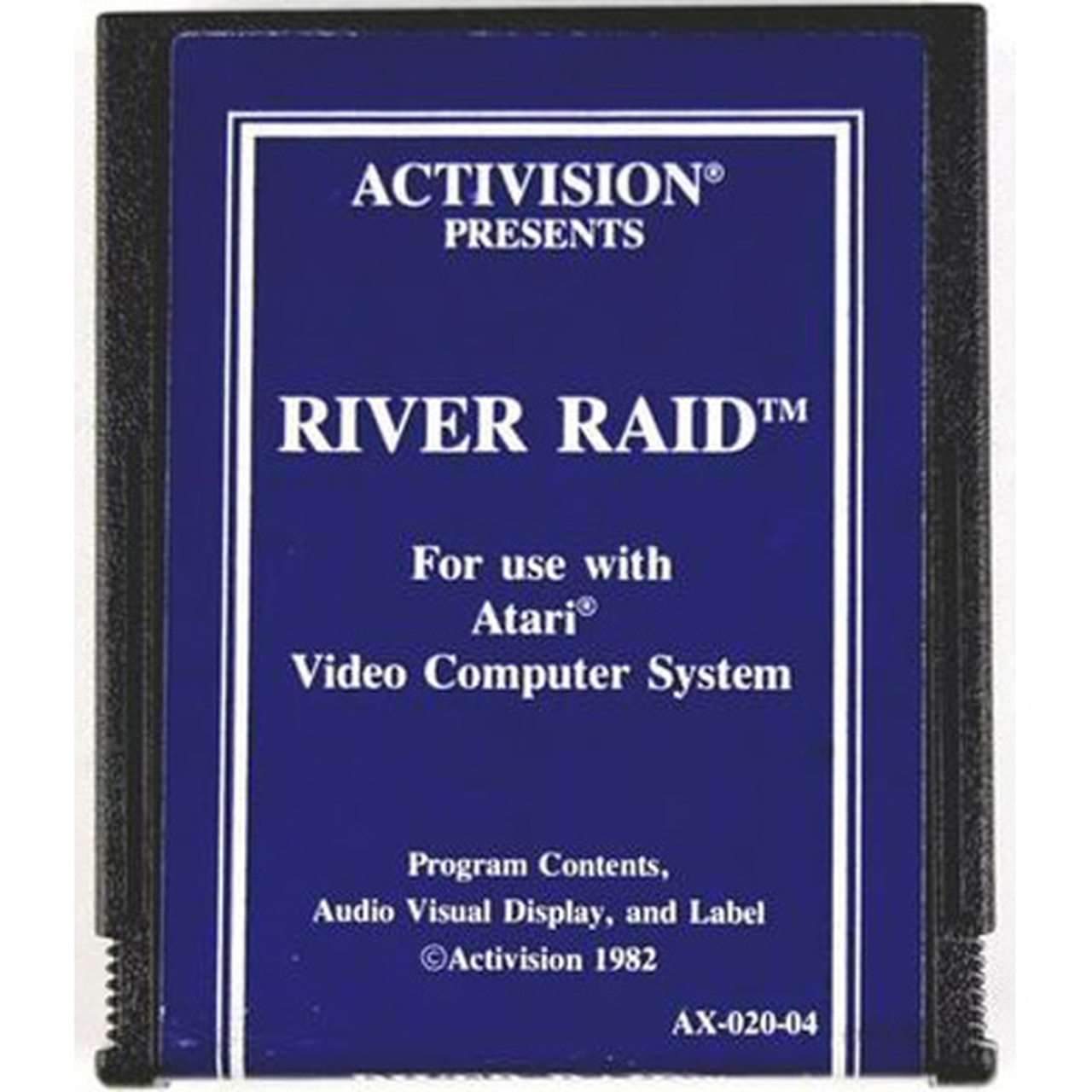 RIVER RAID (BLUE LABEL) - Atari 2600 Game (Retro Fam) - RetroFam