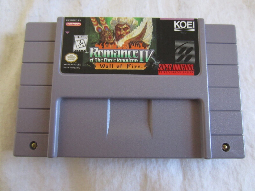 Romance of the Three Kingdoms 4 - SNES Game...