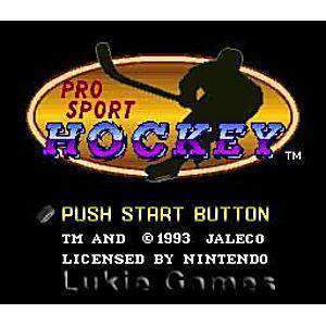 Pro Sport Hockey - SNES Game | Retrolio Games
