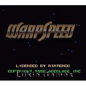 WarpSpeed - SNES Game | Retrolio Games