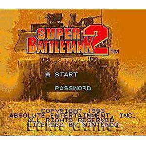 Super Battletank 2 - SNES Game | Retrolio Games