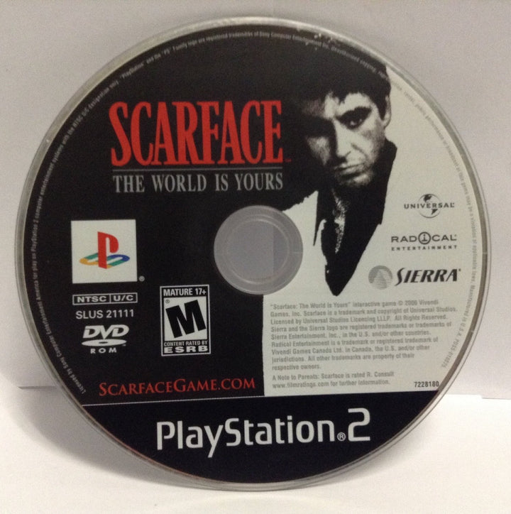 Scarface the World is Yours - PS2 Game (Retro Fam)