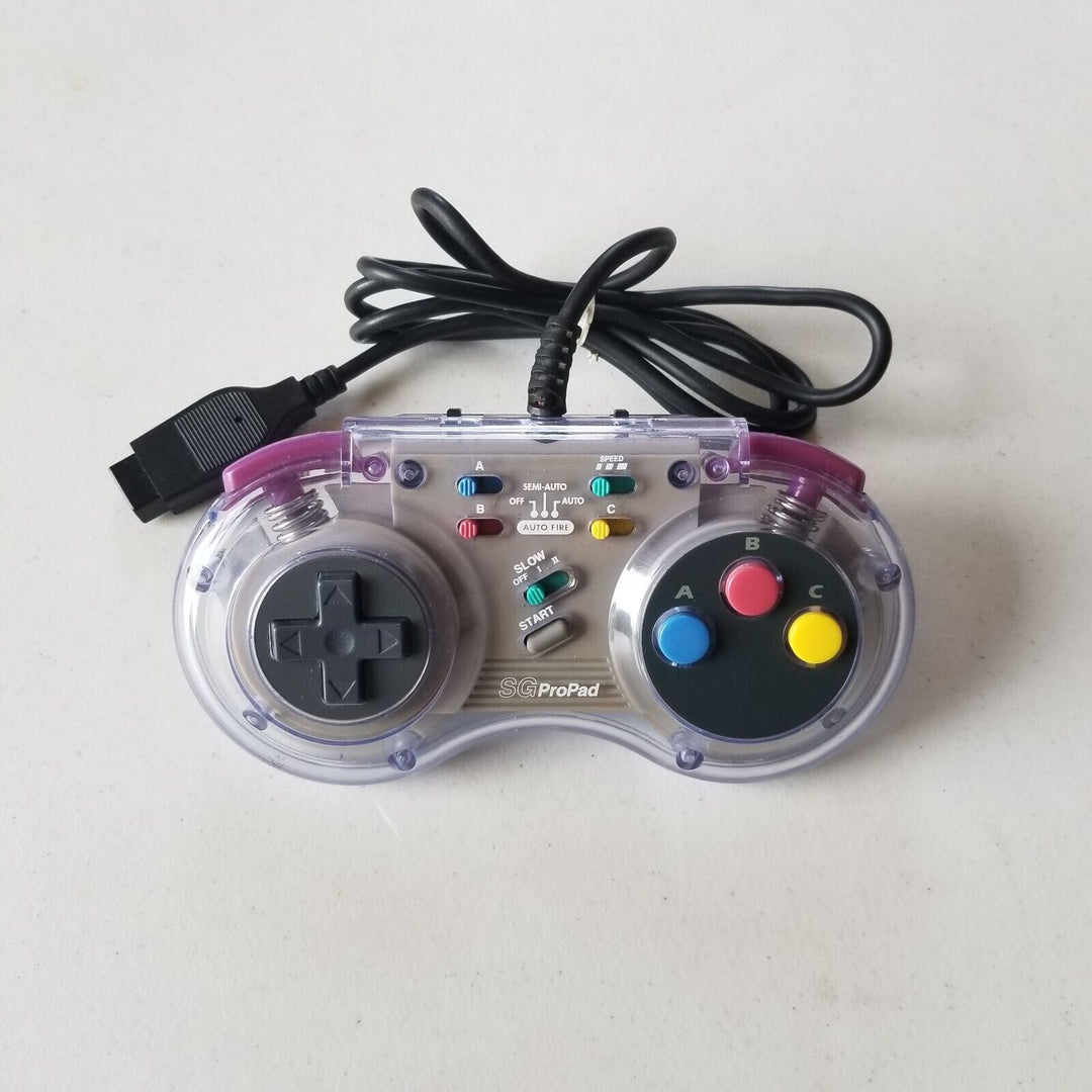 Sega Genesis SG Propad 3-button Turbo Controller (Retro Fam)