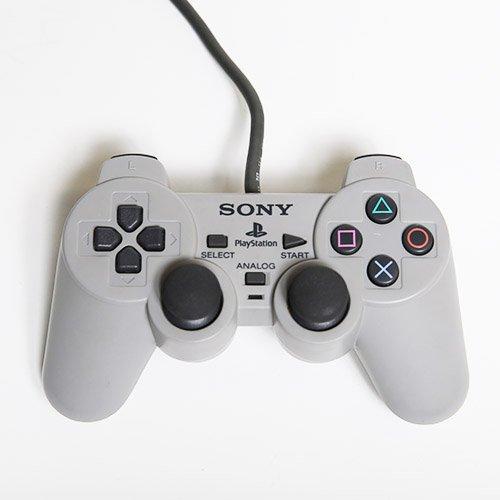 Mando DualShock original de PS1 gris (Retro Fam)