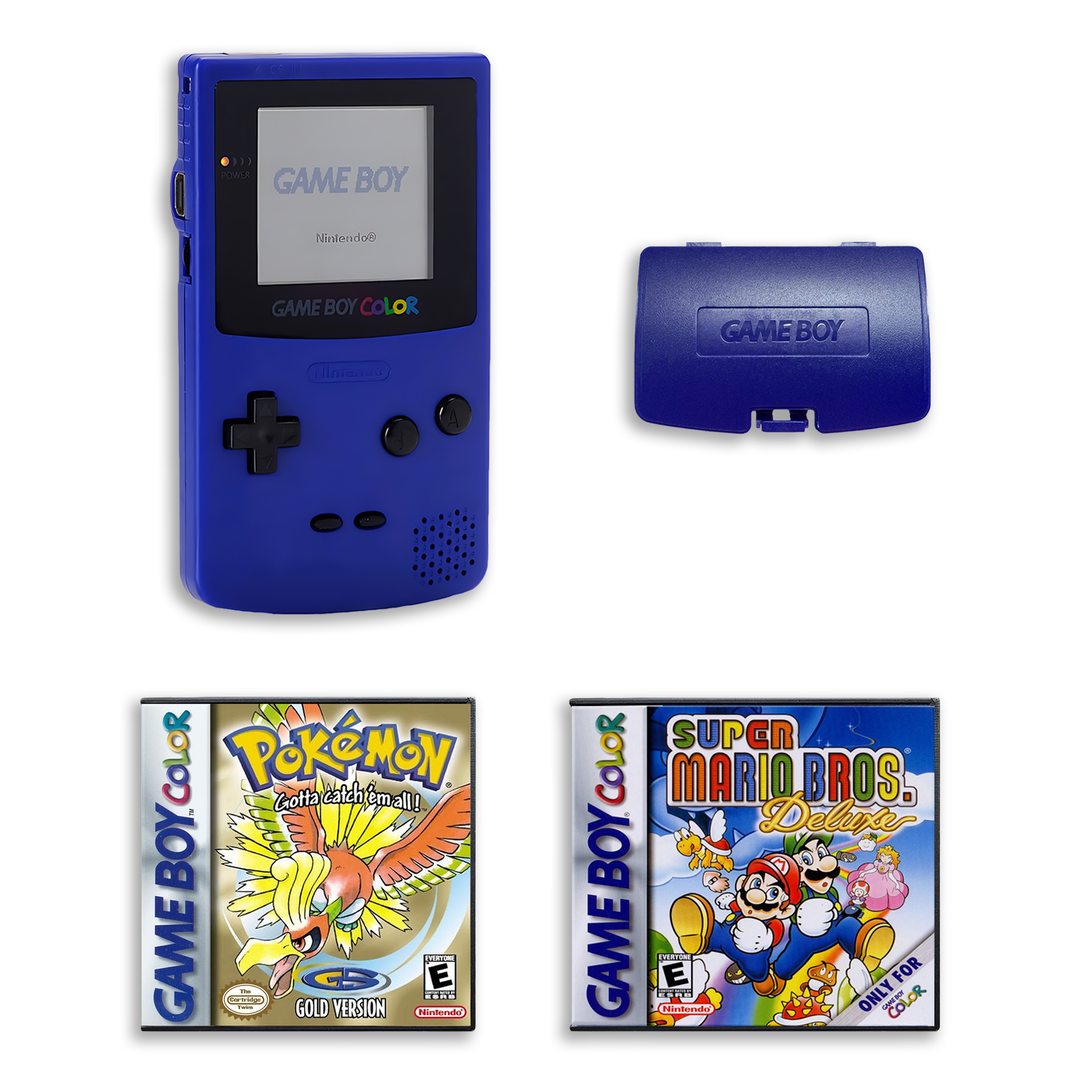 Game Boy Color Starter Kit – Pokémon Gold & Super Mario Bros. Deluxe