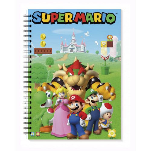 Notebook: Super Mario - Group (Retro Fam)