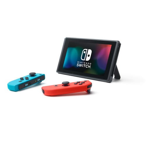 Switch Console Neon Red & Blue Core + Mario Kart 8 Deluxe