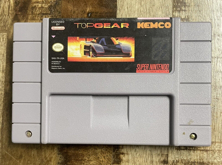 Top Gear - SNES Game..