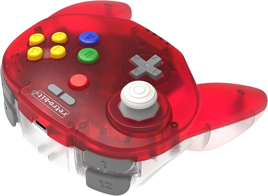 Tribute64 Nintendo 64 Controller - Red (Retro Fam)