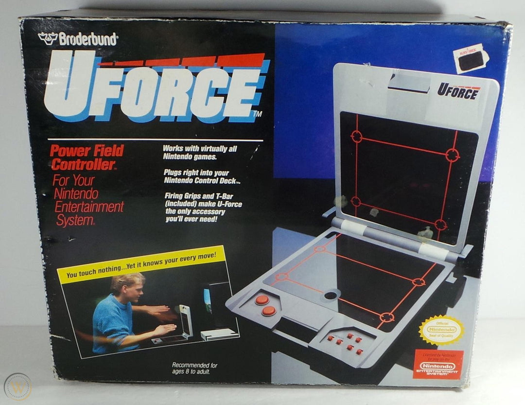 Contrôleur de champ électrique UFORCE dans sa boîte (Retro Fam)