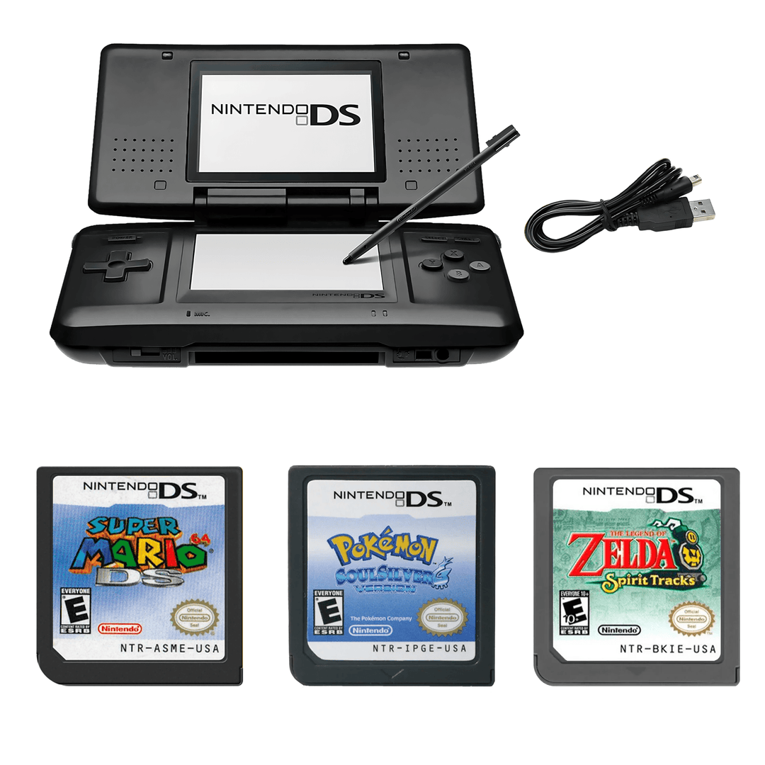 Nintendo DS Ultimate Collector’s Bundle – Mario, Pokémon & Zelda – Stylus Included