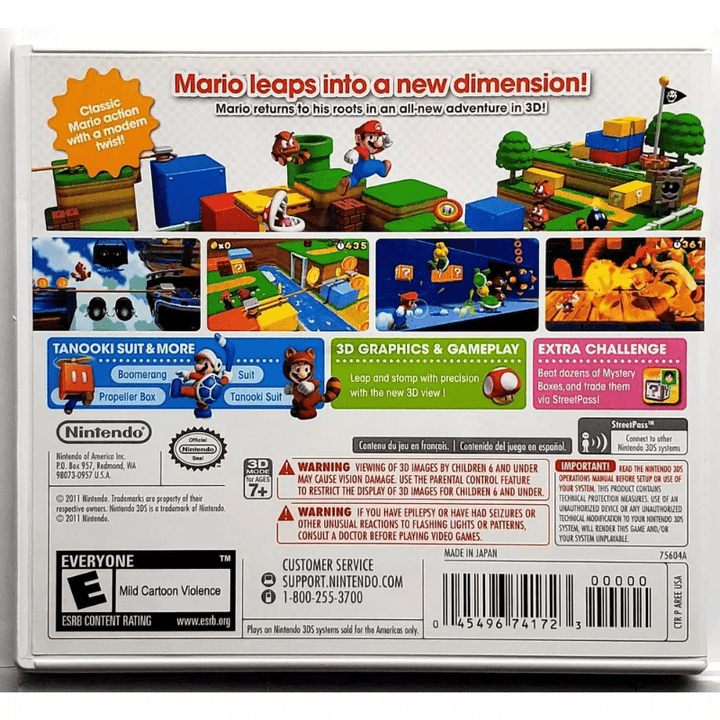 Super Mario 3D Land - 3DS Game