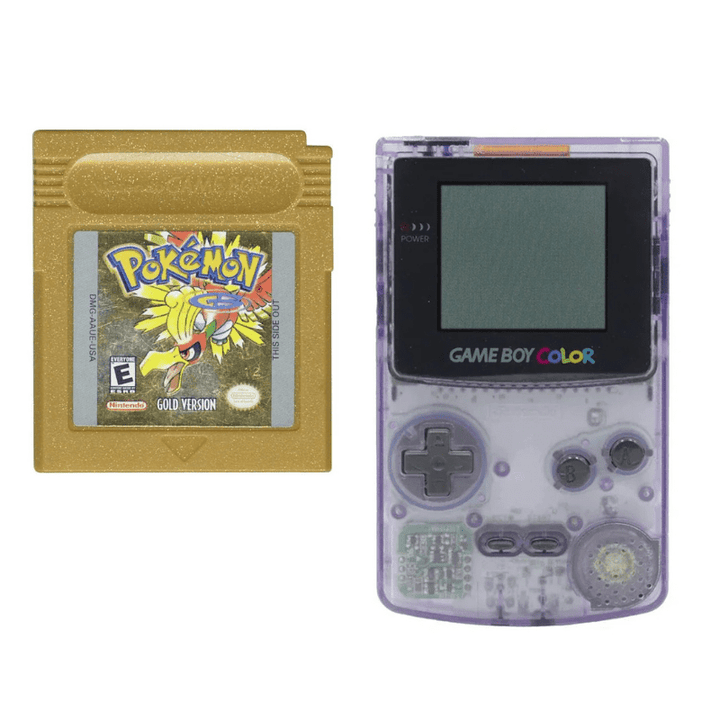 Nintendo Gameboy Color Console: Pokémon Gold (Retro Fam)