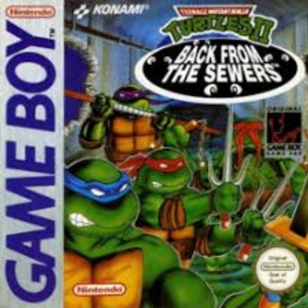 TMNT II: Back from the Sewers - Gameboy Game