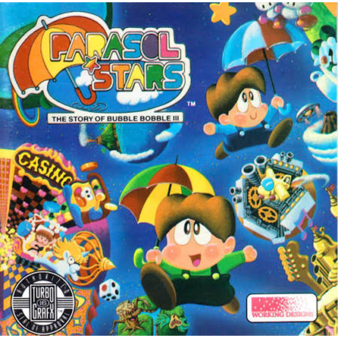 Parasol Stars - TurboGrafx 16 Game