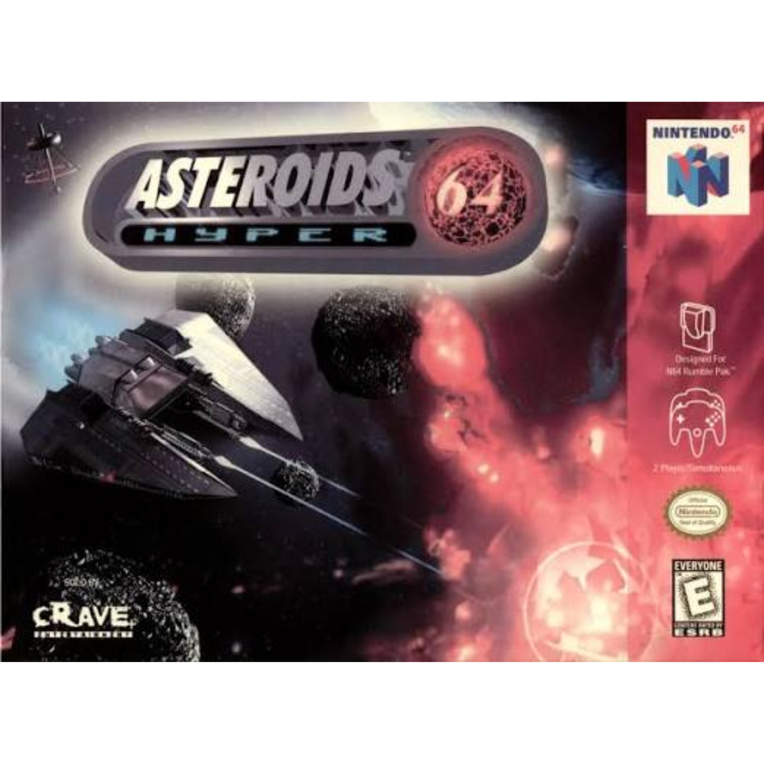Asteroids Hyper 64 - N64 Game