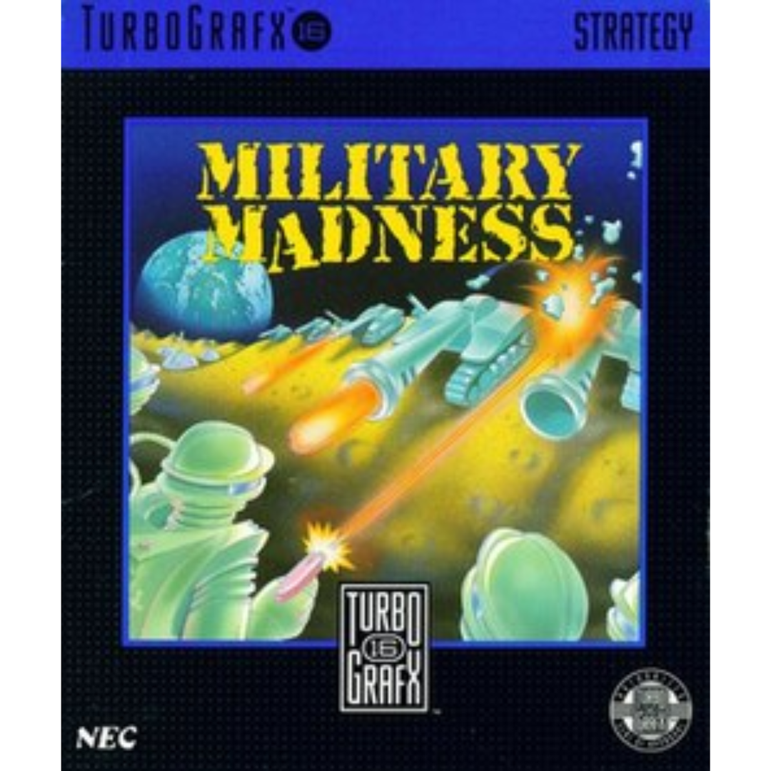 Military Madness - TurboGrafx 16 Game