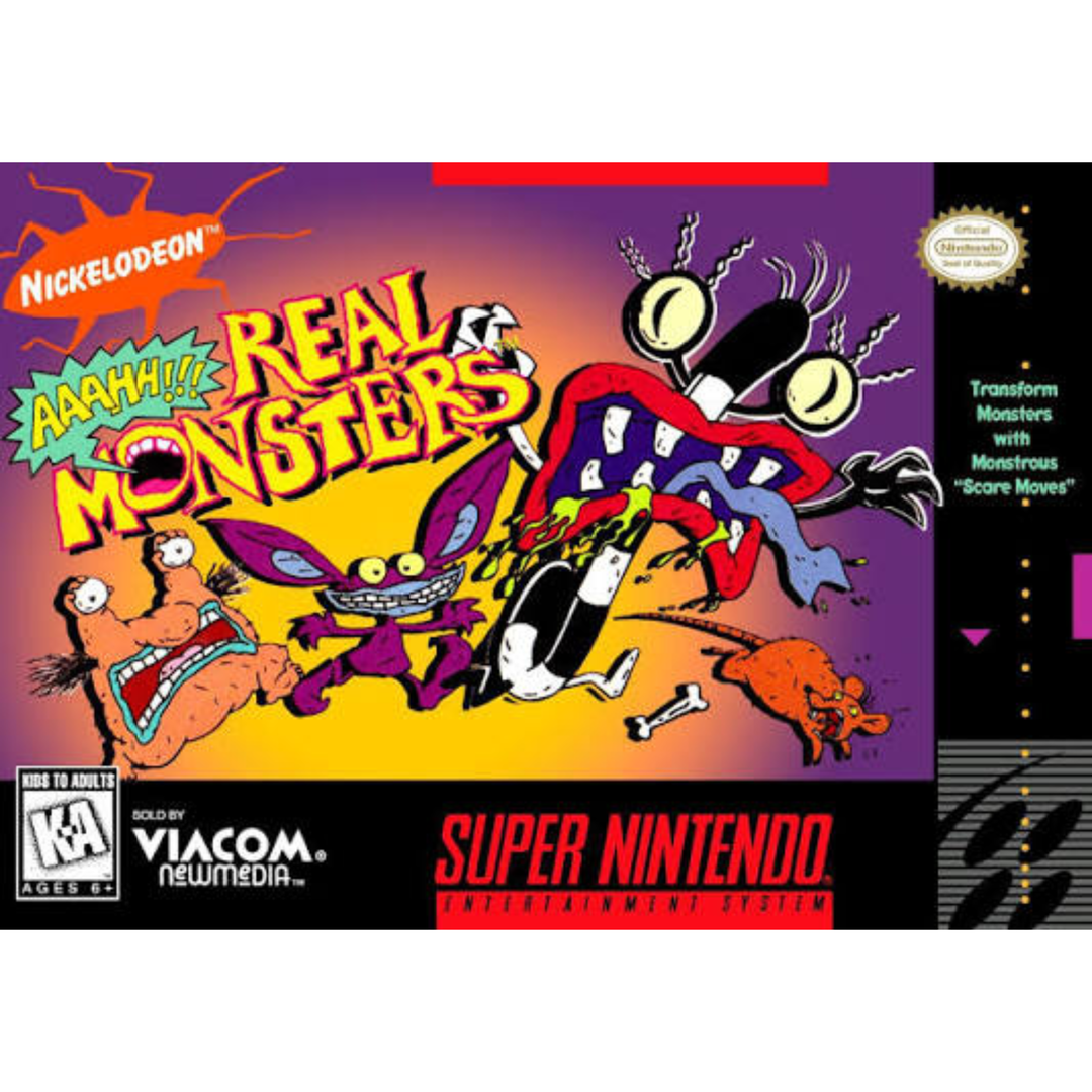AAAHH!!! Real Monsters - SNES Game