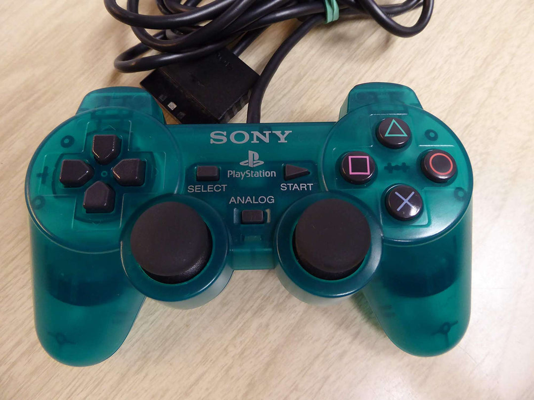 Used Emerald Playstation 2 Dualshock 2 Controller (Retro Fam)
