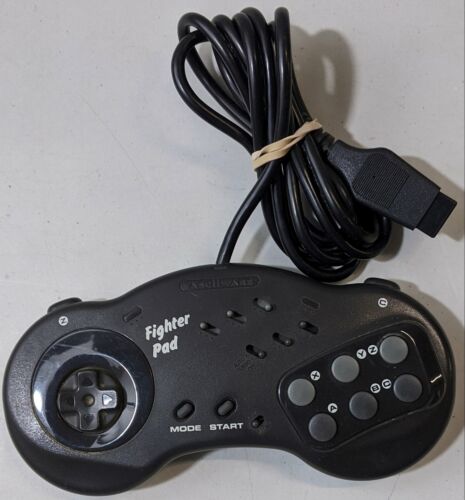 Mando de combate AsciiWare de Sega Genesis usado (Retro Fam)