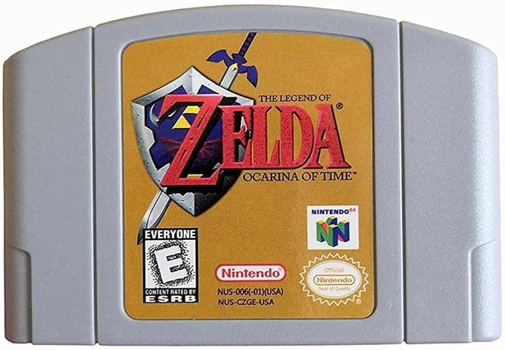 Nintendo N64 Console - Zelda Ocarnia + Super Mario 64 Bundle (Retro Fam)