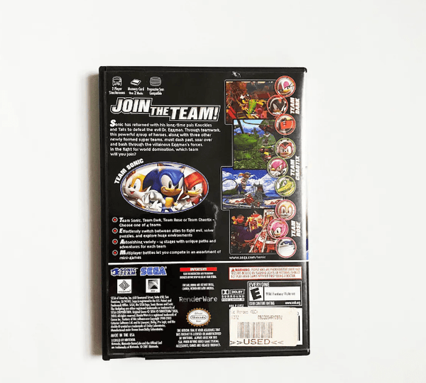 Sonic Heroes - Gamecube Game (Retro Fam) - Image 2