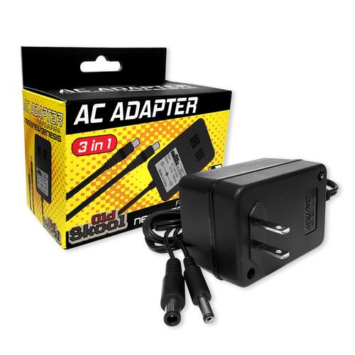 Universal Retro 3-1 AC Adapter: NES / SNES / Genesis - Old Skool (Retro Fam) - Image 2