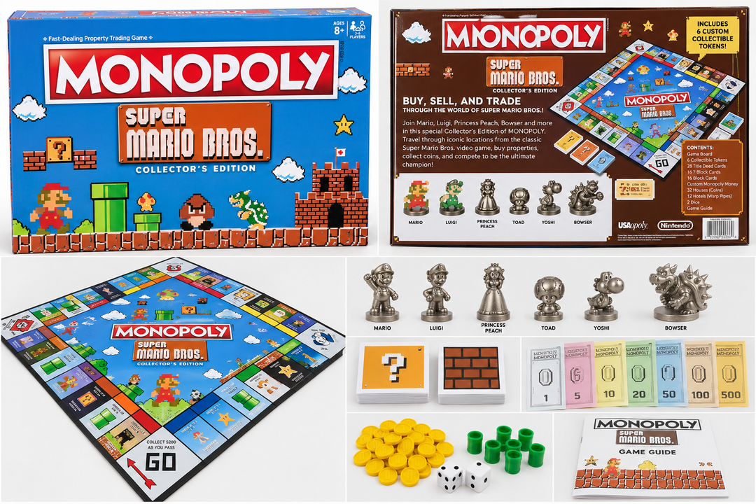 Monopoly: Super Mario Bros. Collector's Edition Board Game