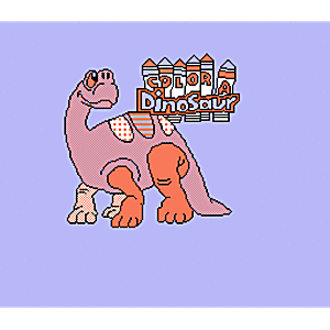 Color a Dinosaur - NES Game | Retrolio Games