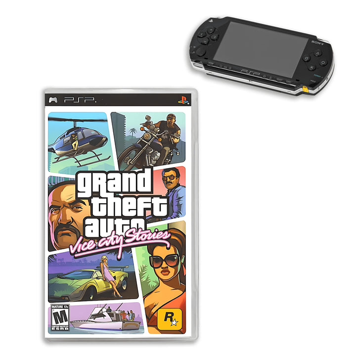 Grand Theft Auto Vice City Stories – PSP Game Complete in Box (Retro Fam)