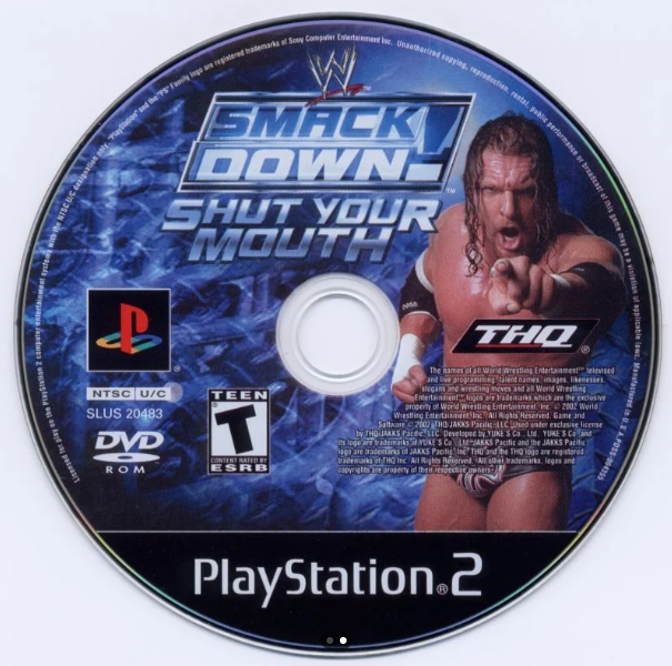 WWE smackdown Shut Your Mouth – PS2 Game (Retro Fam)