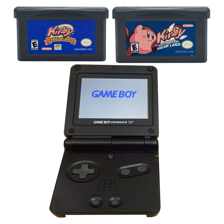 Nintendo Gameboy Advance SP Console: Kirby Bundle