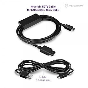 3-IN-1 HDTV Cable for Gamecube / SNES / N64 (Retro Fam)