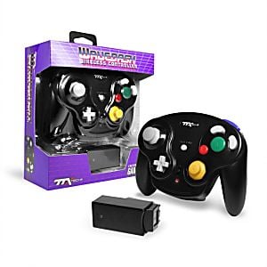 Wavedash Gamecube Wireless Controller (Black) (Retro Fam)