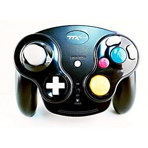 Wavedash Gamecube Wireless Controller (Black) (Retro Fam) - Image 2