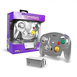 Wavedash Gamecube Wireless Controller (Silver) (Retro Fam)
