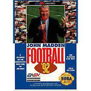 John Madden Football 92 - Genesis Game | Retrolio Games